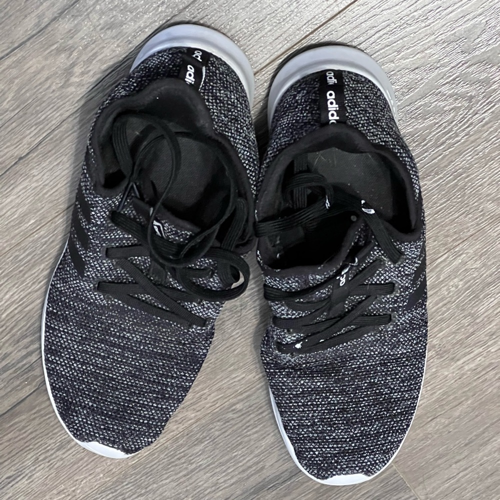 Adidas women’s Black and Gray Knit Sneakers